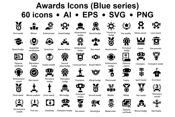 Awards Icons: Premium Graphics & Icons for Local Branding