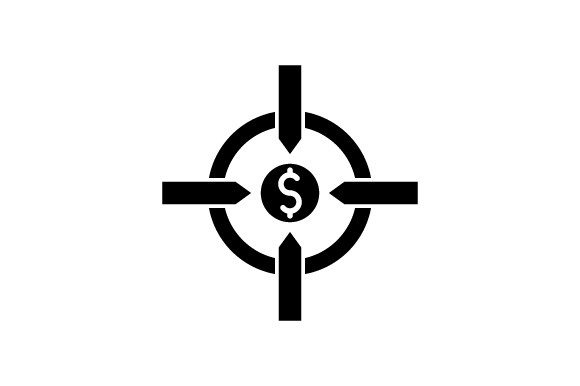 Business Target Icon: Clean Graphics & Versatile Icons