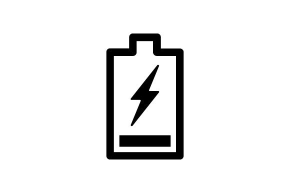 Charging Battery Icon: A Modern Graphic Design Asset