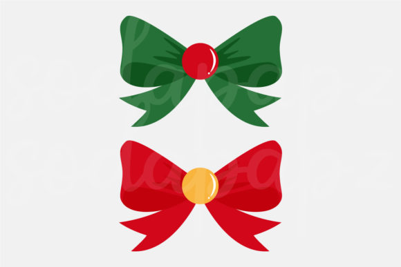 Classic Christmas Ribbons: Icons & Graphics for Holiday Content