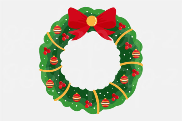 Classic Christmas Wreath: Icons & Graphics for Warm, Trustworthy Branding