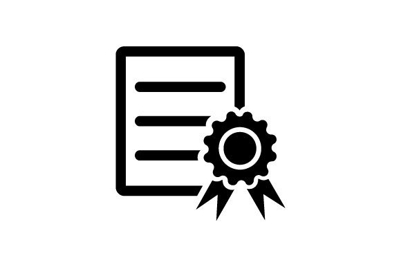 Diploma Certificate Icon: Graphics & Icons for Local Branding