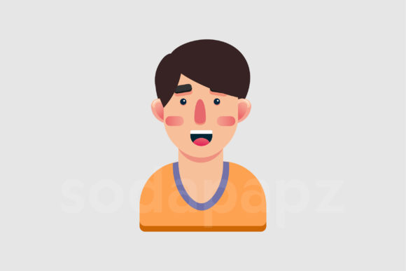 Family Character Icon - Son Graphics