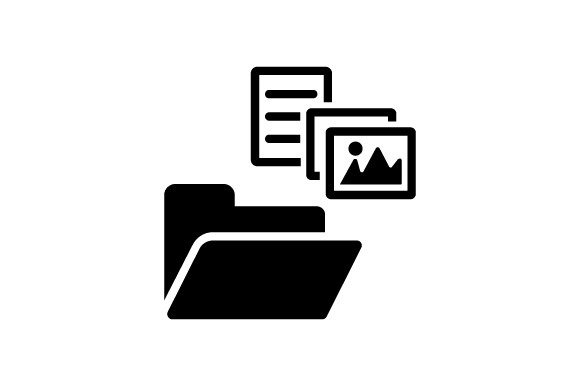 Folder Storage Icon: A Graphic Asset for Modern Branding