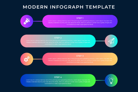 Gradient Modern Infographic Template: Graphics & Infographics for Local Brands