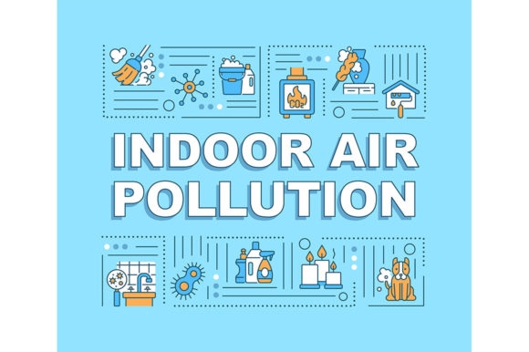 Indoor Air Pollution Word Concepts Graphics