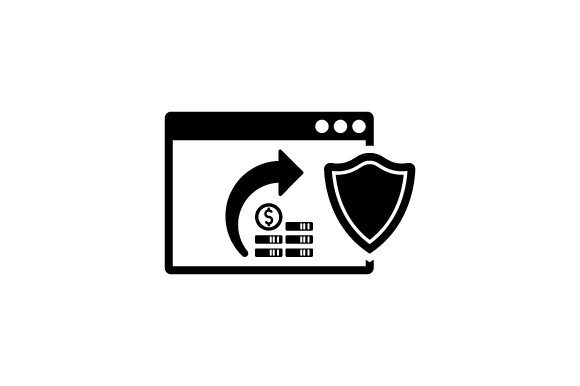 Online Money Transaction Security Icon: Graphics & Icons for Crafters