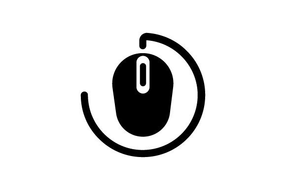 Optical Mouse Icon Graphics for Modern Branding
