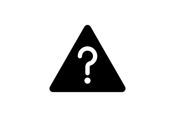 Question Mark in Warning Sign Icon: Graphics & Icons for Editorial Impact