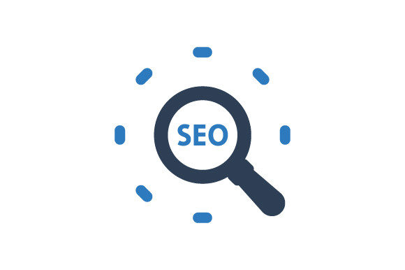 SEO Optimization Icon: A Graphic Design Asset for Modern Branding