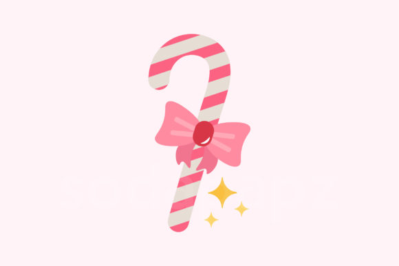 Sweet Deluxe Striped Candy Cane Icon