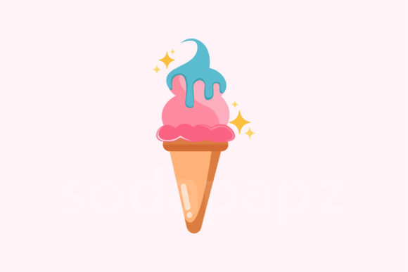 Sweet Deluxe – Twirl Ice Cream Icon for Graphics & Icons