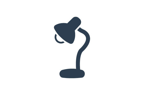 Table Lamp Icon Graphics for Crafting